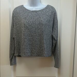 Eileen Fisher Charcoal Long Sleeve Top